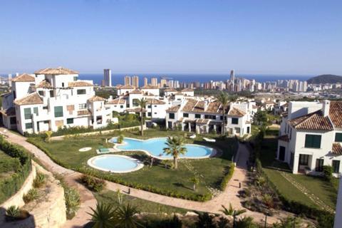 Appartamento Sierra Cortina Apartamento con vistas al mar Finestrat Esterno foto