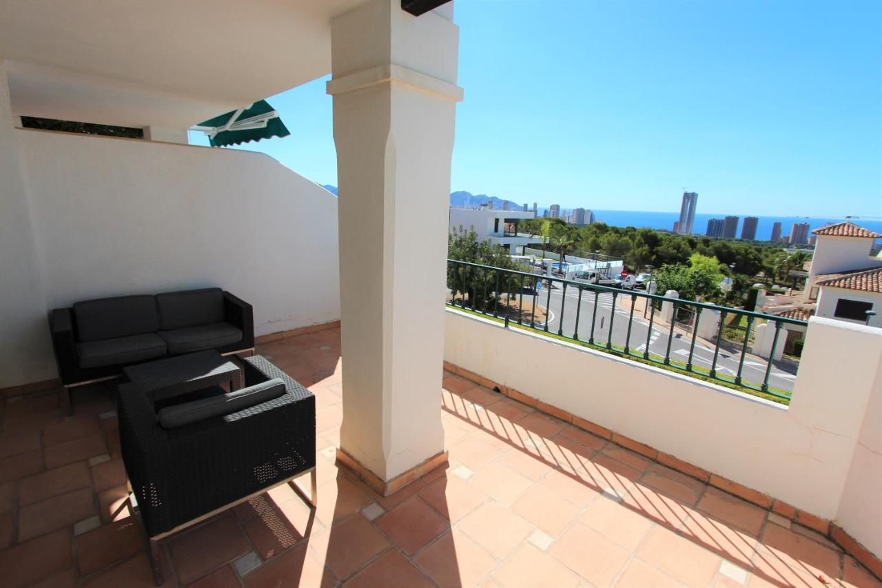 Appartamento Sierra Cortina Apartamento con vistas al mar Finestrat Esterno foto